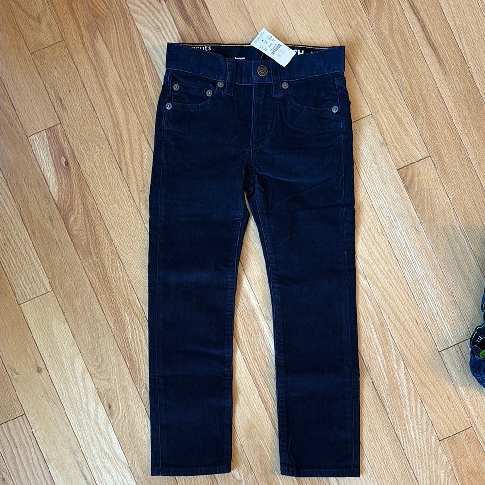 NWT Crewcuts Navy Blue Corduroy Pants